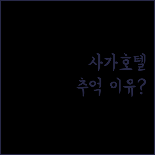 사가 아라시야마 호텔, 비나리오에서 잊지 못할 추억을! 과연 그 이유는?