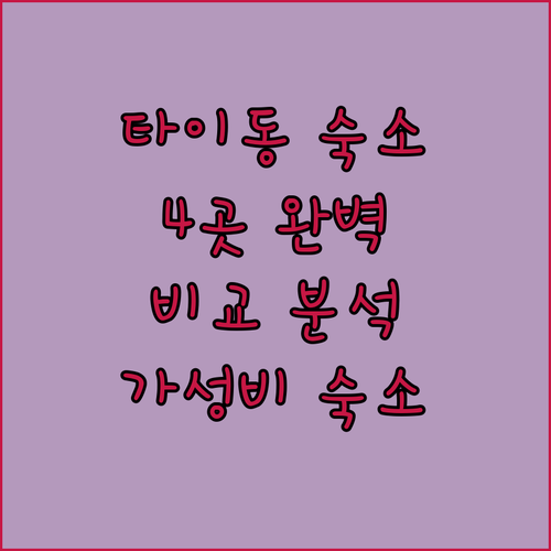 타이동 여행 판도라 B&B 호프 캐슬 민수쿠 B&B 푸웨 시 뷰 B&B Madam's mansion B&B 완벽 분석
