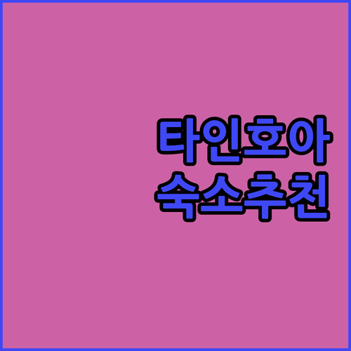 베트남 타인호아 여행, 최고의 숙소는 어디? 솔직 후기와 꿀팁 대방출!