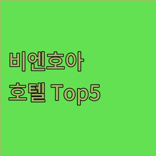 동나이 비엔호아 호텔 추천 가이드 최적의 숙소 Top 5